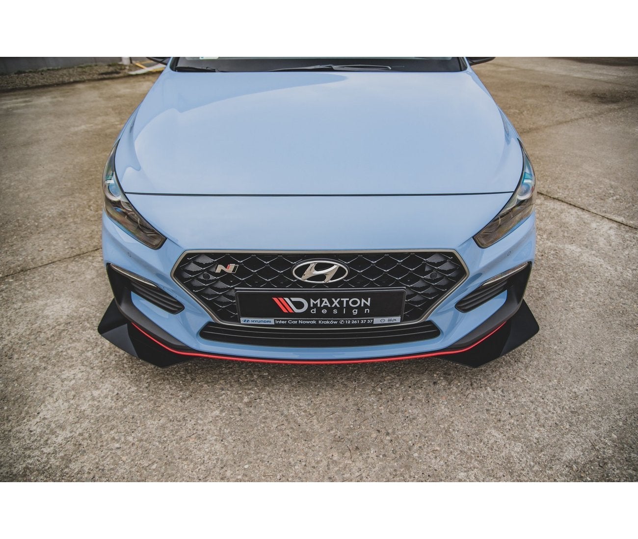 Front Stoßstangen Racing Flaps für Hyundai I30 N Mk3 Hatchback  Fastback