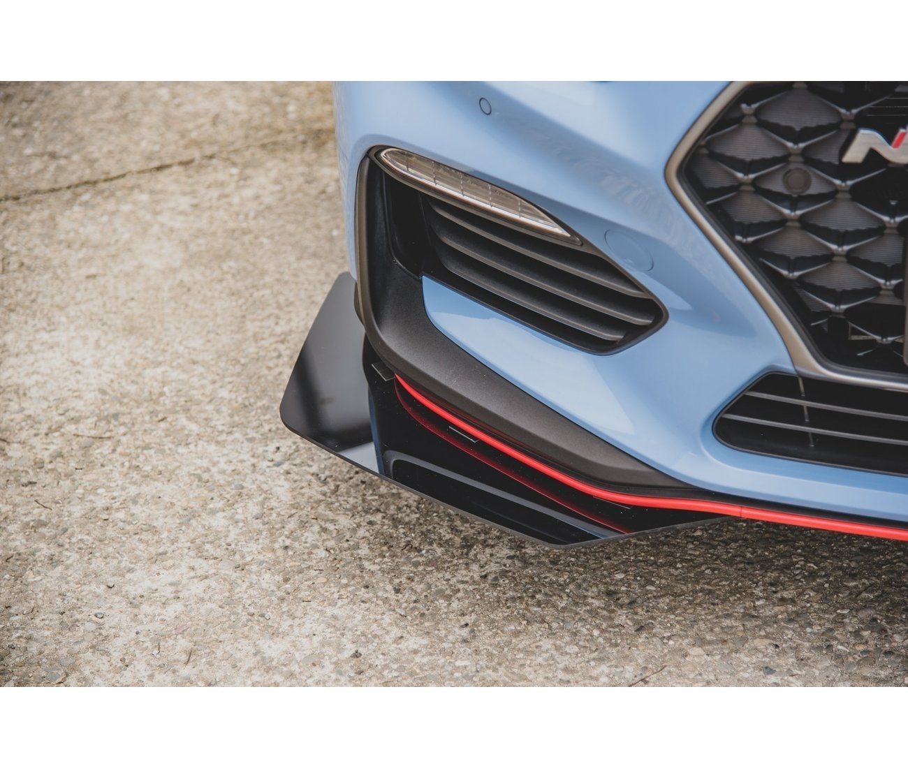 Front Stoßstangen Racing Flaps für Hyundai I30 N Mk3 Hatchback  Fastback