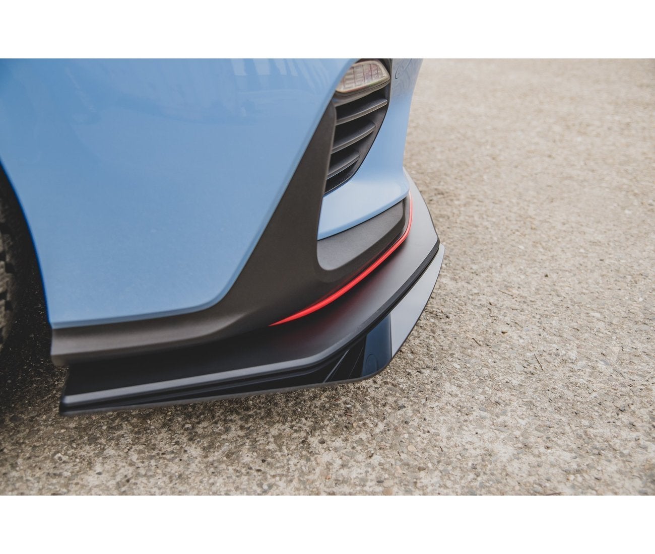 Front Stoßstangen Racing Flaps für Hyundai I30 N Mk3 Hatchback  Fastback