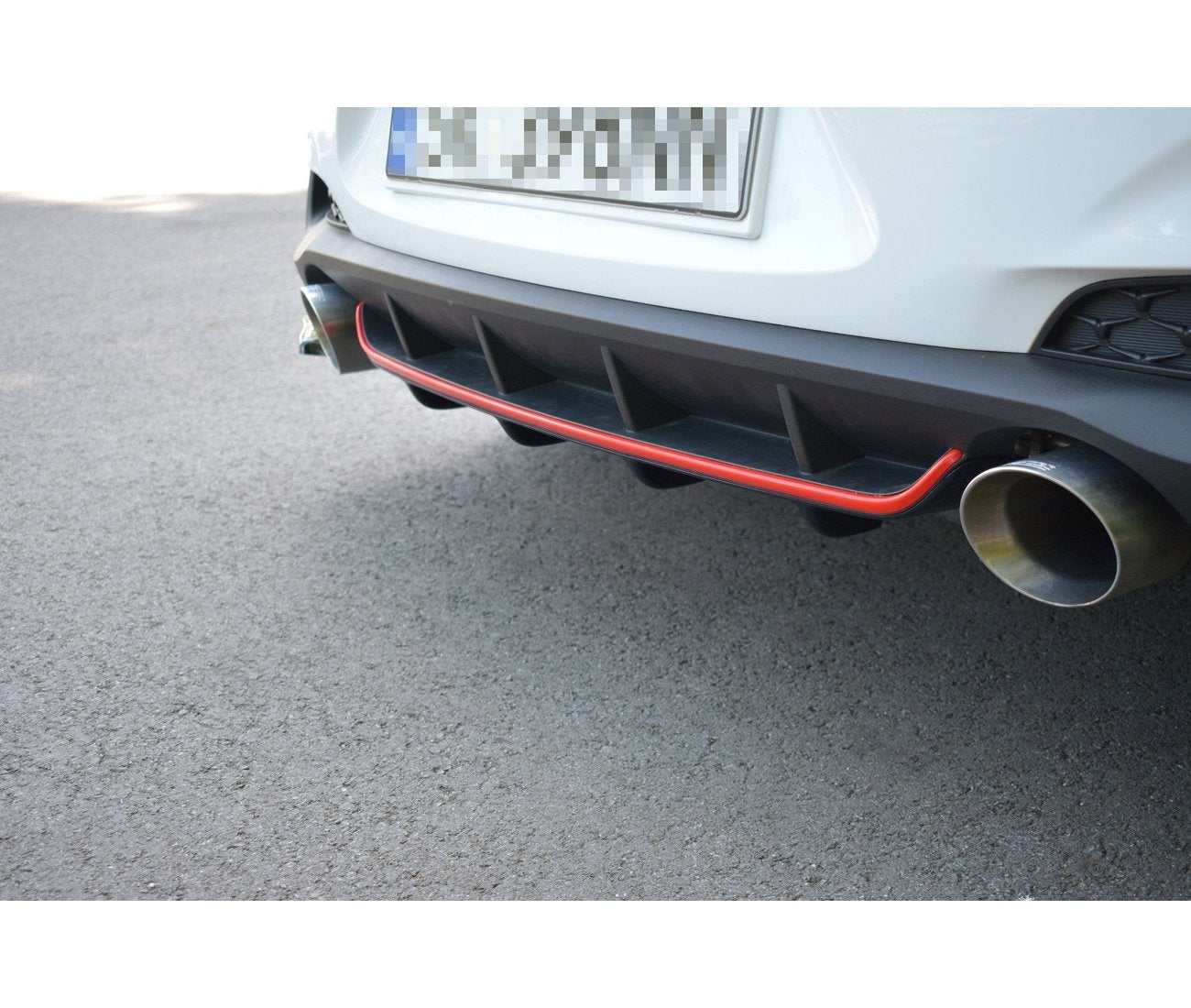 Heck Ansatz Diffusor für Hyundai I30 N Mk3 Hatchback