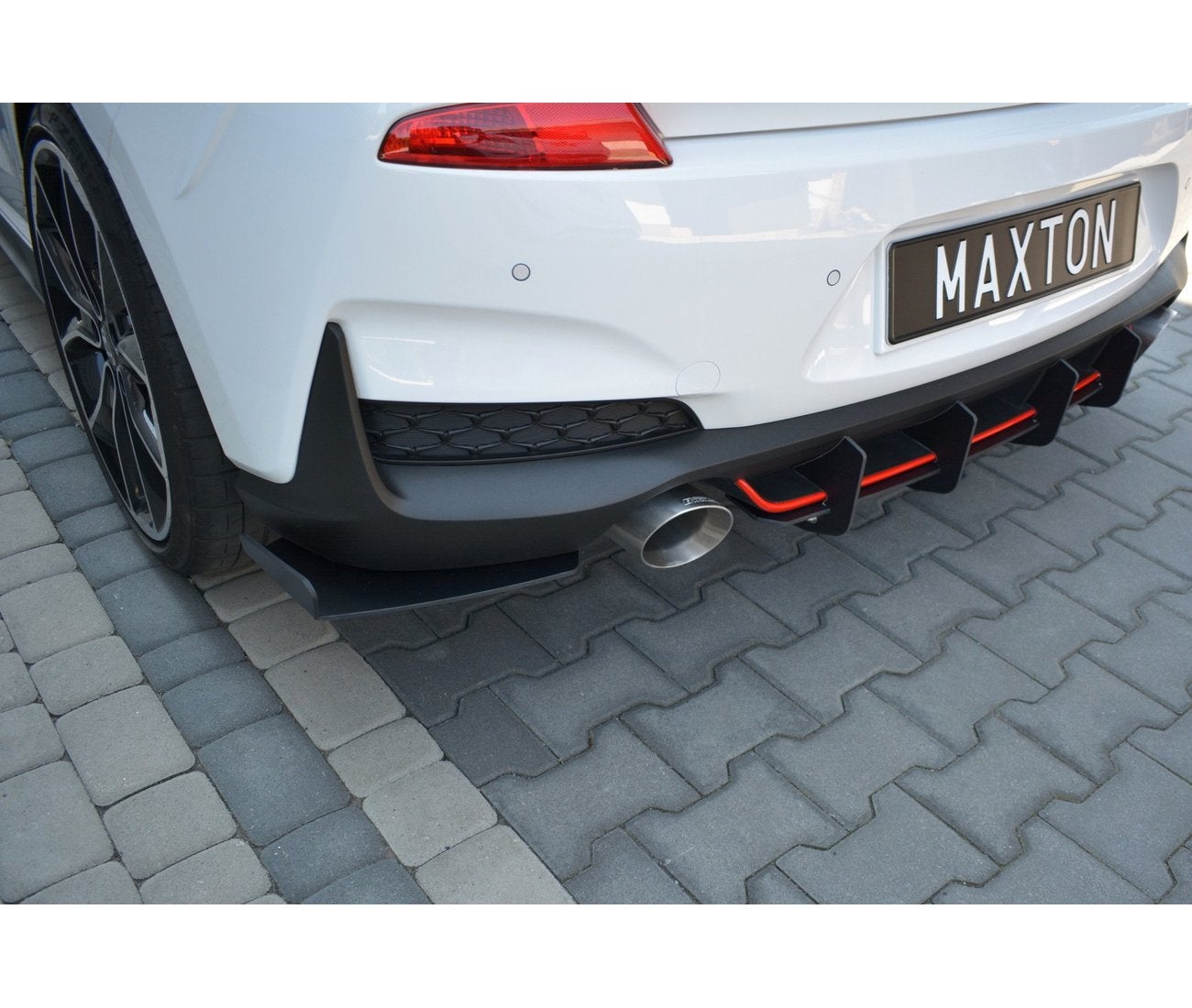 Heck Ansatz Diffusor Heckschürze für Hyundai I30 Mk3 N