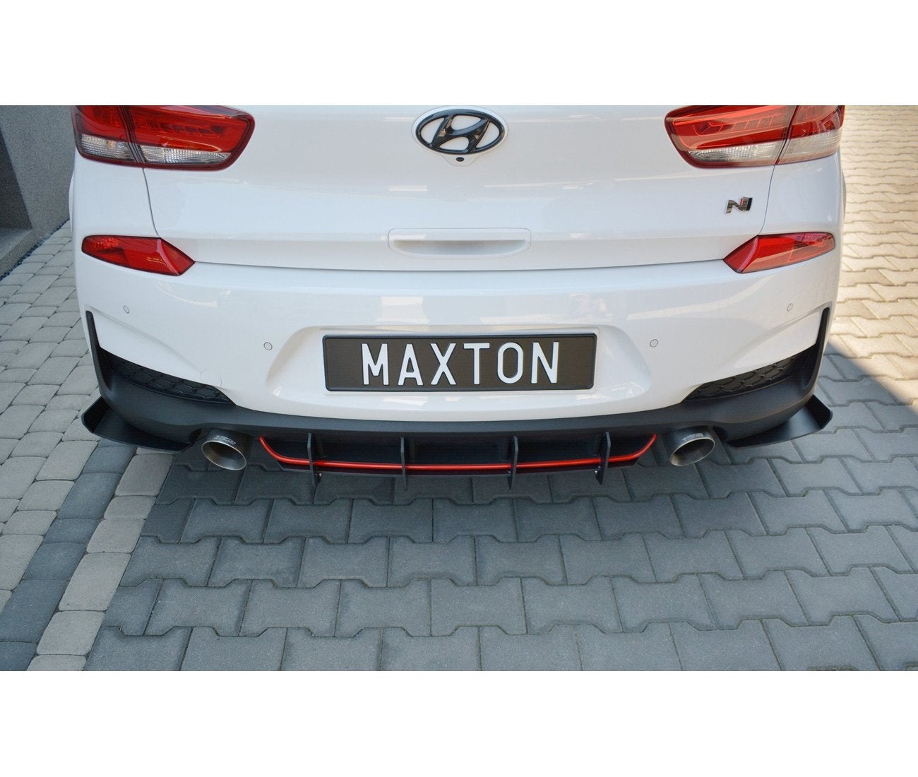 Heck Ansatz Diffusor Heckschürze für Hyundai I30 Mk3 N