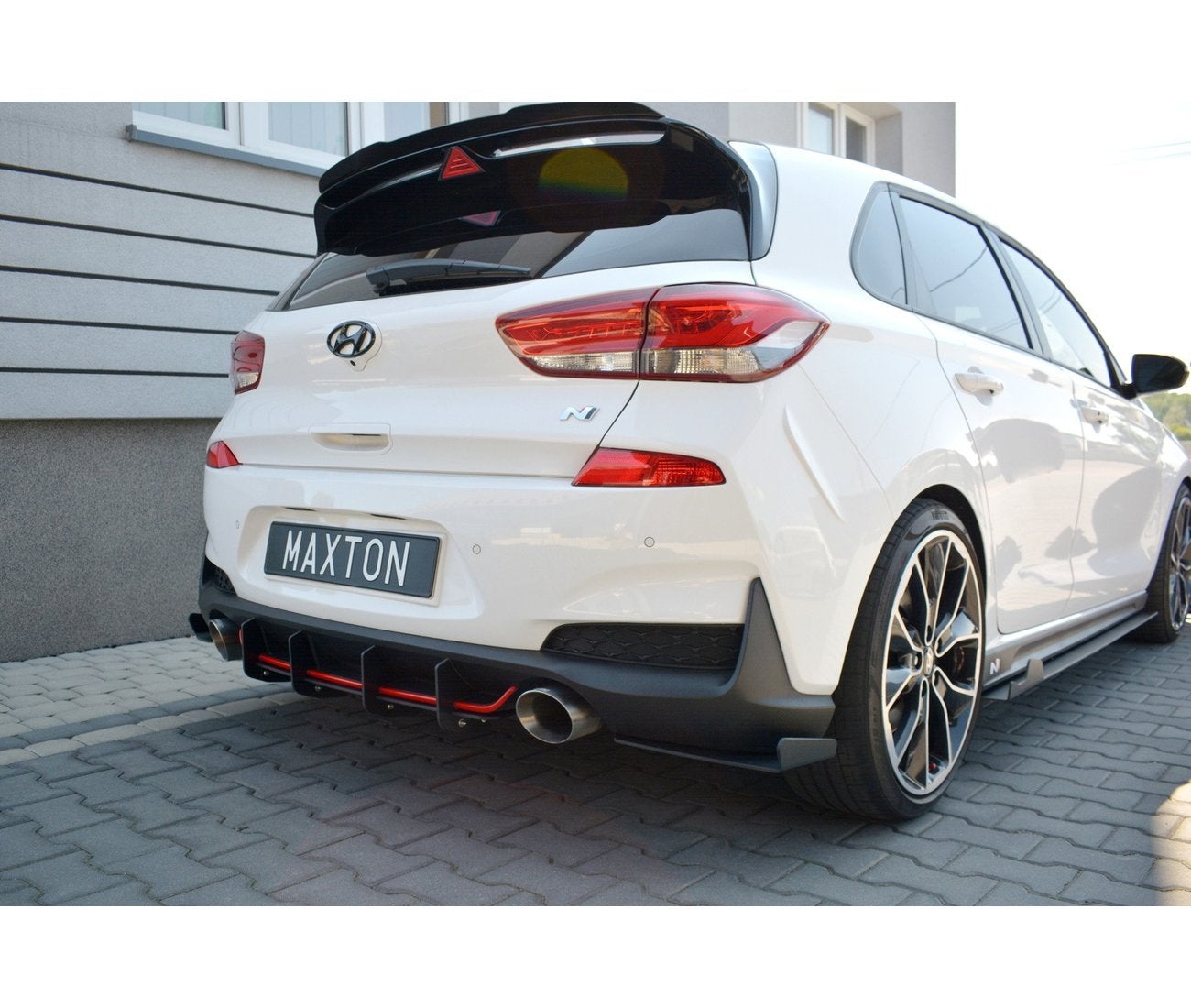 Heck Ansatz Diffusor Heckschürze für Hyundai I30 Mk3 N