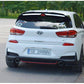 Heck Ansatz Flaps Diffusor für HYUNDAI I30 Mk3 N