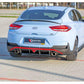 Heck Ansatz Flaps Diffusor für Hyundai I30 N Mk3 Fastback