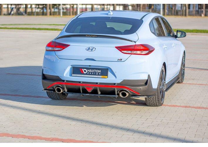 Heck Ansatz Flaps Diffusor für Hyundai I30 N Mk3 Fastback