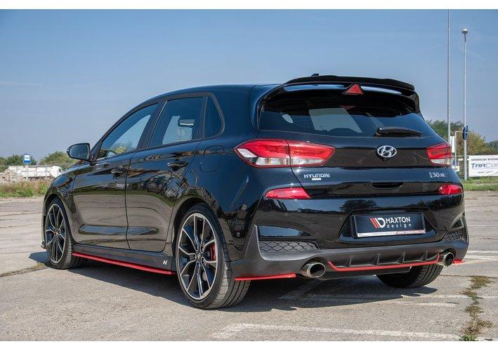 Heck Ansatz Flaps Diffusor V.2 für Hyundai I30 N Mk3 Hatchback