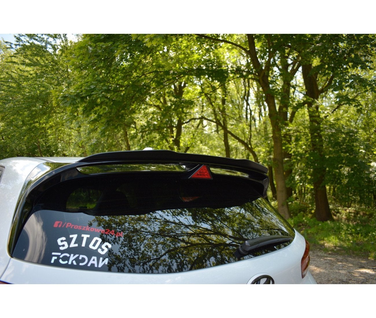 Heck Spoiler Aufsatz Abrisskante für Hyundai I30 N Mk3 Hatchback