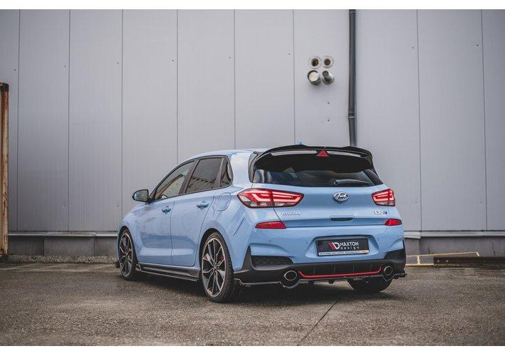 Mittlerer Cup Diffusor Heck Ansatz DTM Look für Hyundai I30 N Mk3 Hatchback