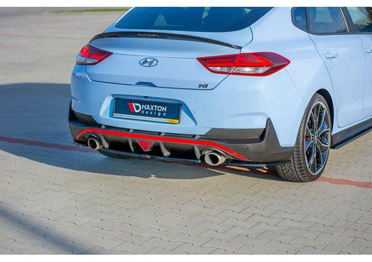Mittlerer Cup Diffusor Heck Ansatz für Hyundai I30 N Mk3 Fastback