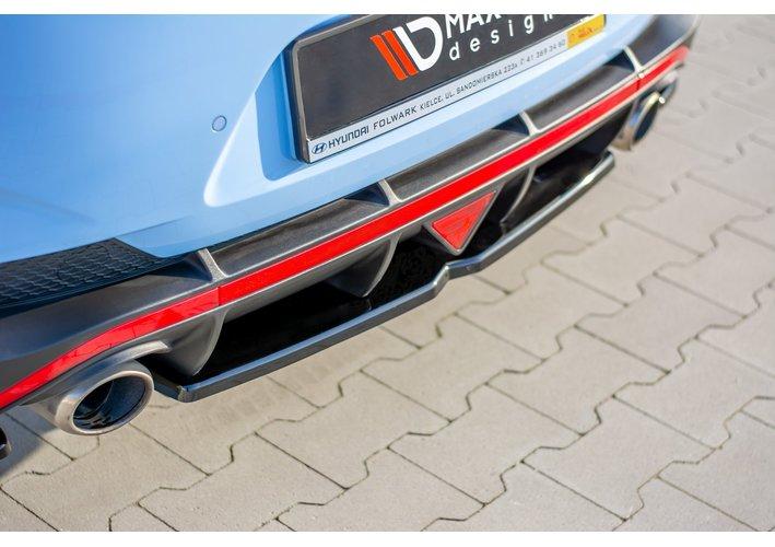 Mittlerer Cup Diffusor Heck Ansatz für Hyundai I30 N Mk3 Fastback