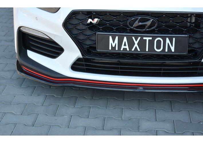 Racing Cup Spoilerlippe Front Ansatz V.2 für Hyundai I30 N Mk3 Hatchback / Fastback