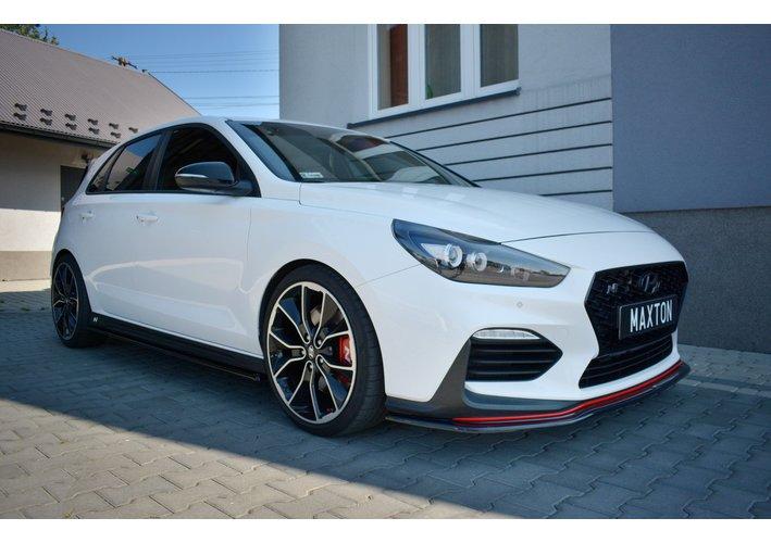 Racing Cup Spoilerlippe Front Ansatz V.2 für Hyundai I30 N Mk3 Hatchback / Fastback
