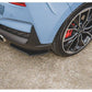 Robuste Racing Heck Ansatz Flaps Diffusor für Hyundai I30 N Mk3 Hatchback