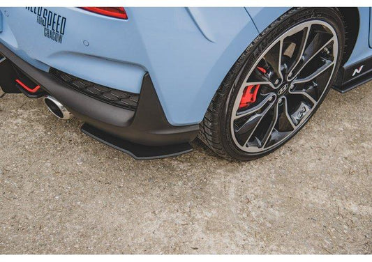Robuste Racing Heck Ansatz Flaps Diffusor für Hyundai I30 N Mk3 Hatchback