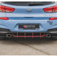Robuste Racing Heck Ansatz Flaps Diffusor für Hyundai I30 N Mk3 Hatchback