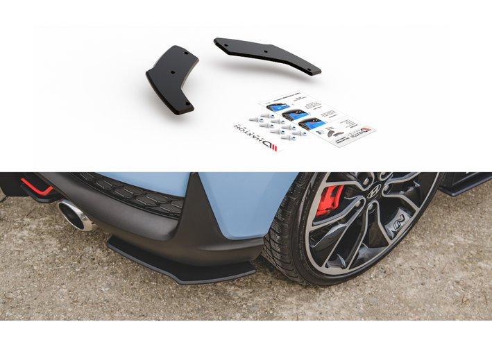 Robuste Racing Heck Ansatz Flaps Diffusor für Hyundai I30 N Mk3 Hatchback
