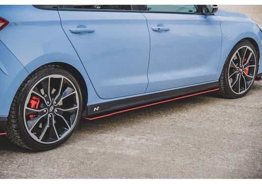Robuste Racing Seitenschweller Ansatz Cup Leisten für Hyundai I30 N Mk3 Hatchback / Fastback