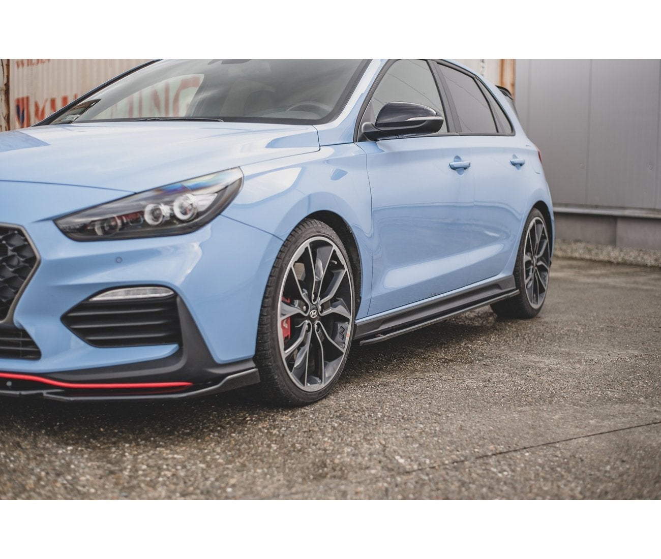 Seitenschweller Ansatz Cup Leisten V.4 für Hyundai I30 N Mk3 Hatchback/ Fastback