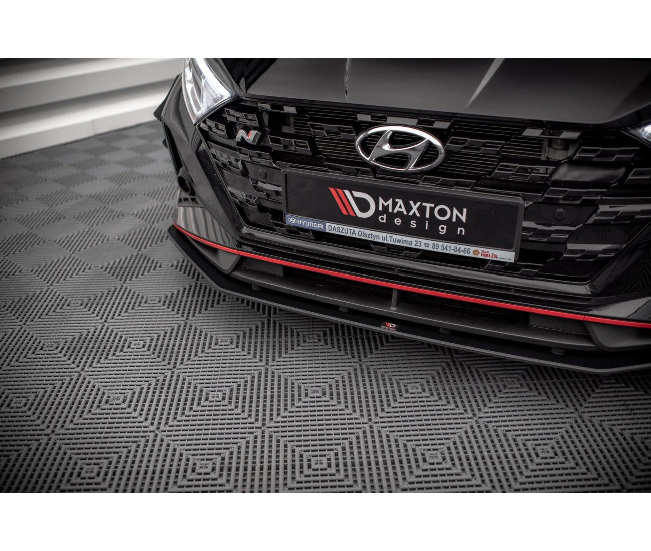 Street Pro Cup Spoilerlippe Front Ansatz für Hyundai I20 N Mk3