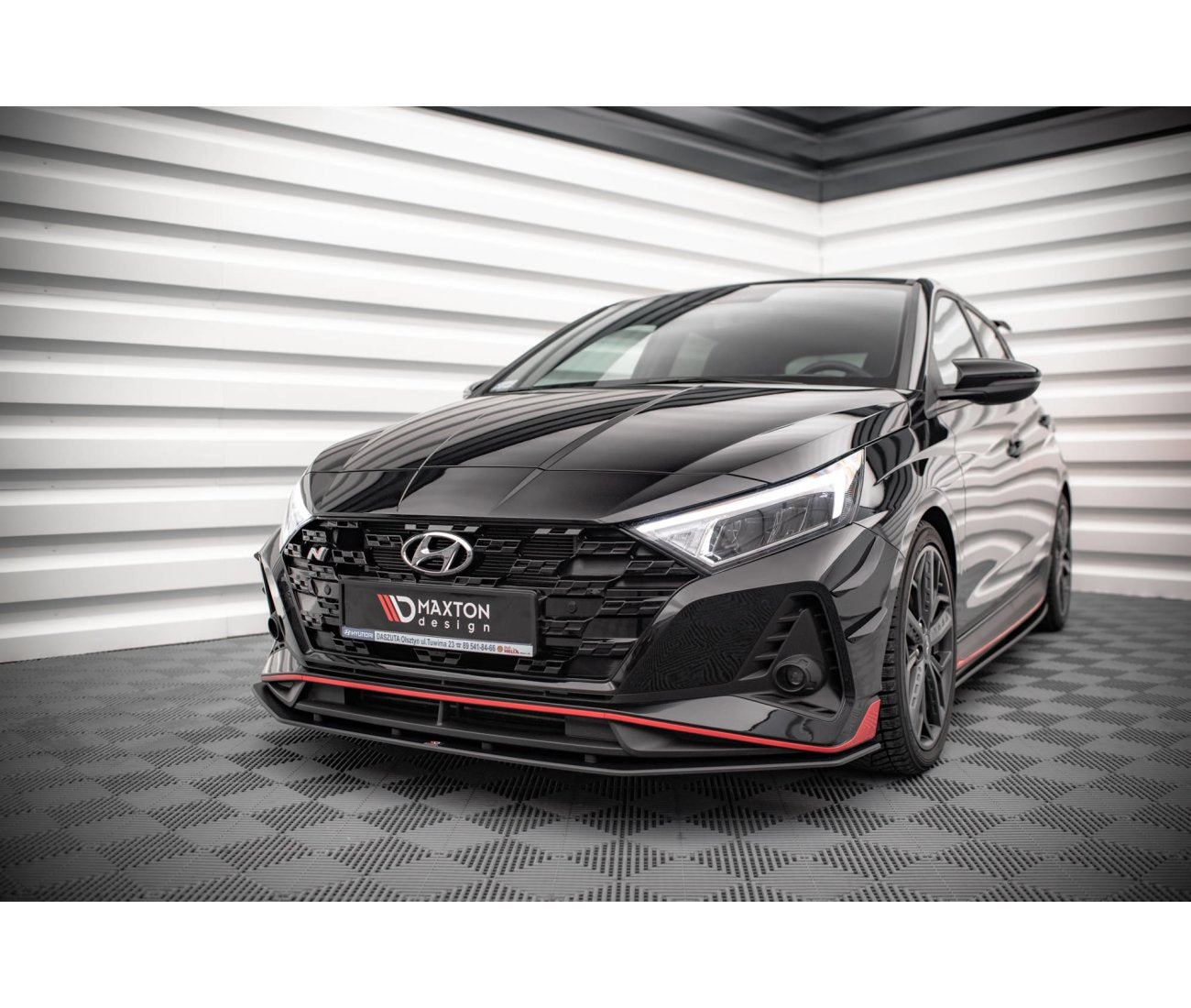 Street Pro Cup Spoilerlippe Front Ansatz für Hyundai I20 N Mk3