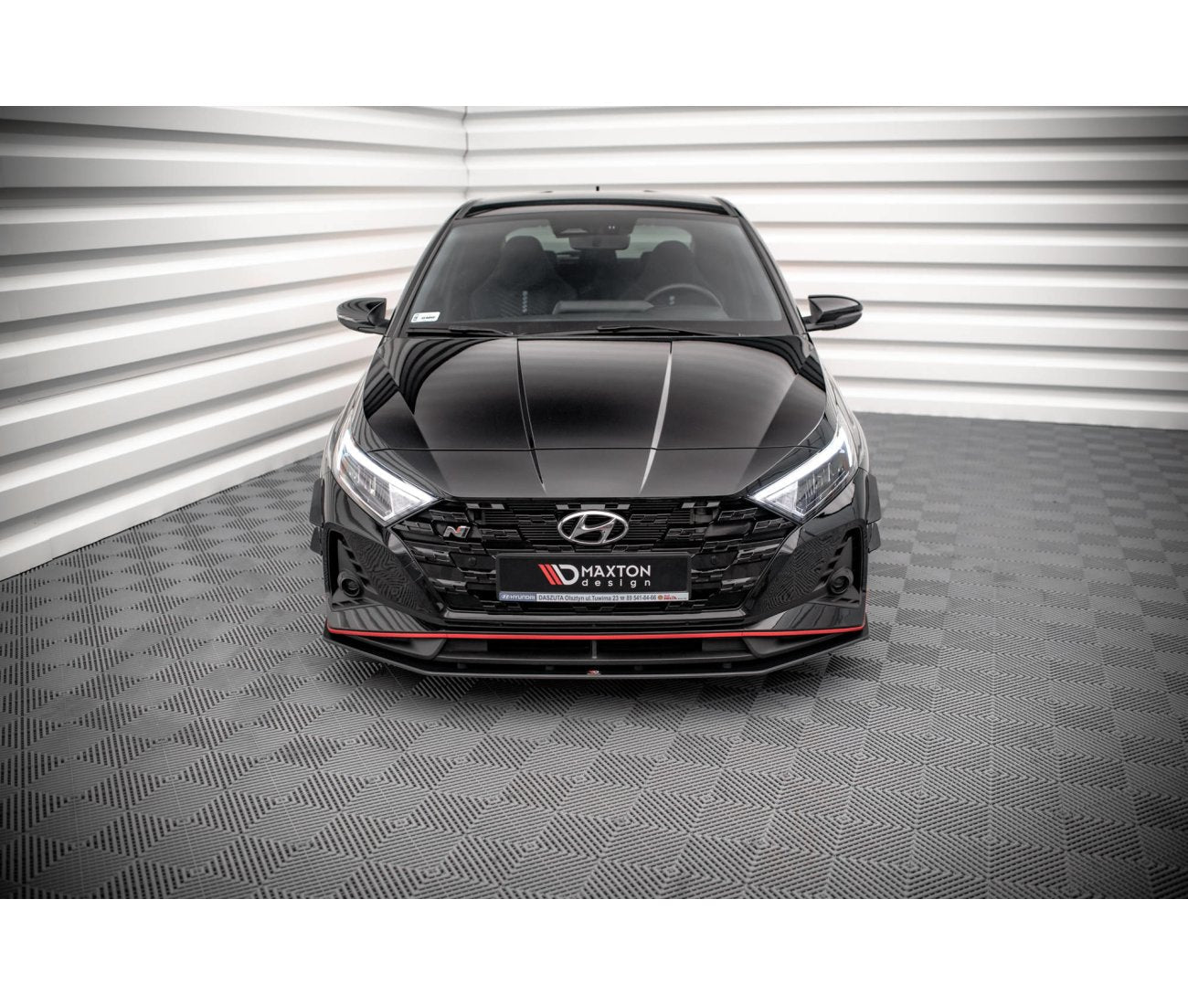 Street Pro Cup Spoilerlippe Front Ansatz für Hyundai I20 N Mk3