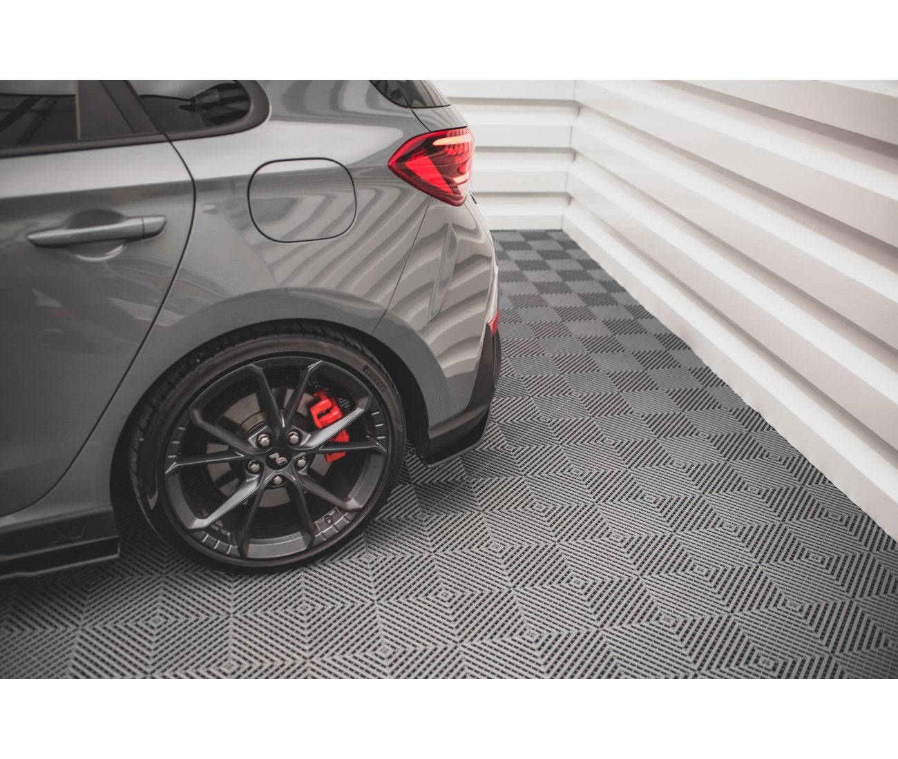 Street Pro Heck Ansatz Flaps Diffusor für Hyundai I30 N Hatchback Mk3 Facelift