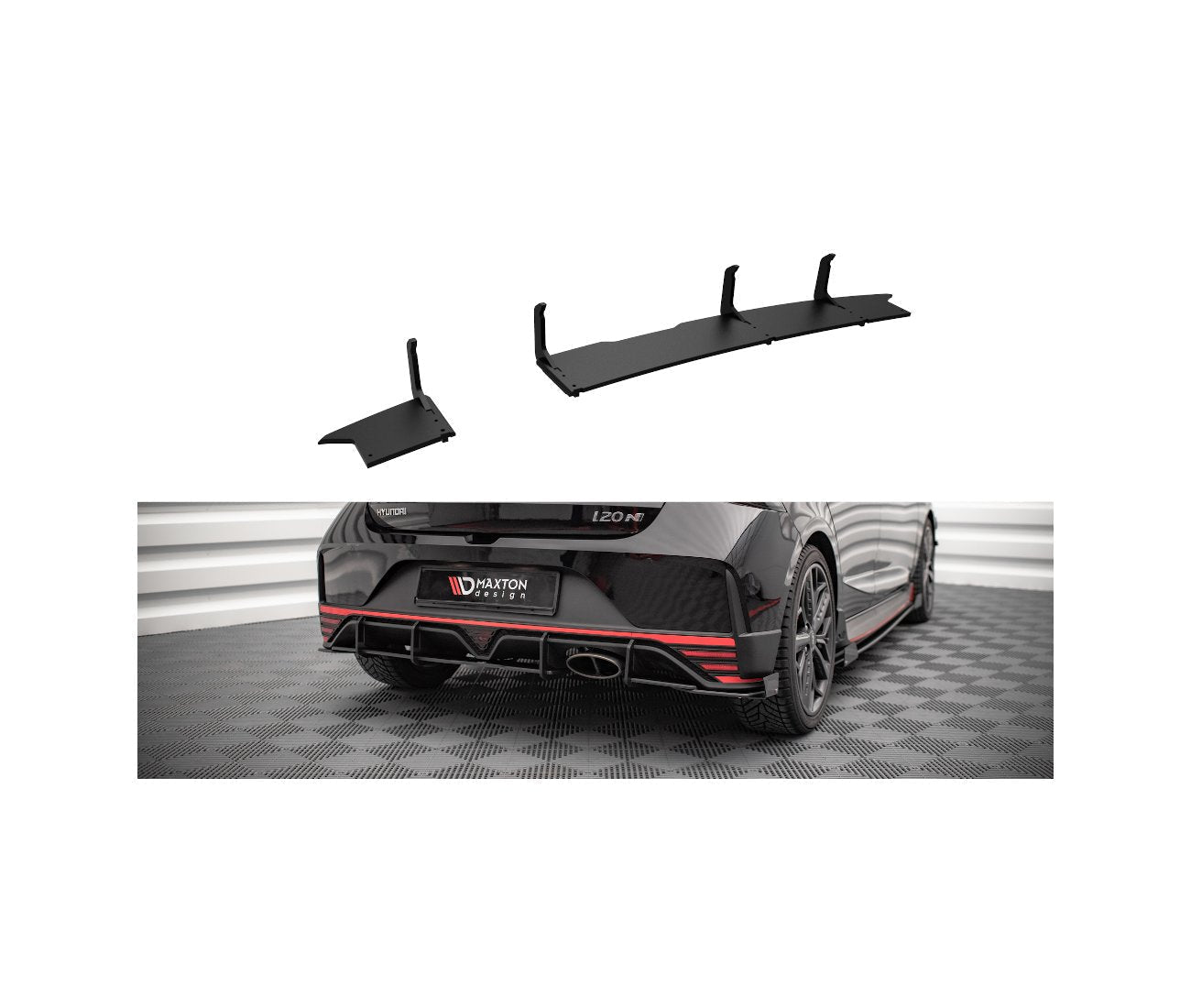 Street Pro Heckschürze für Hyundai I20 N Mk3