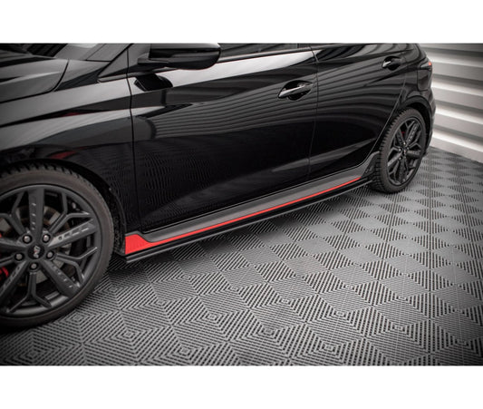 Street Pro Seitenschweller Ansatz Cup Leisten für Hyundai I20 N Mk3